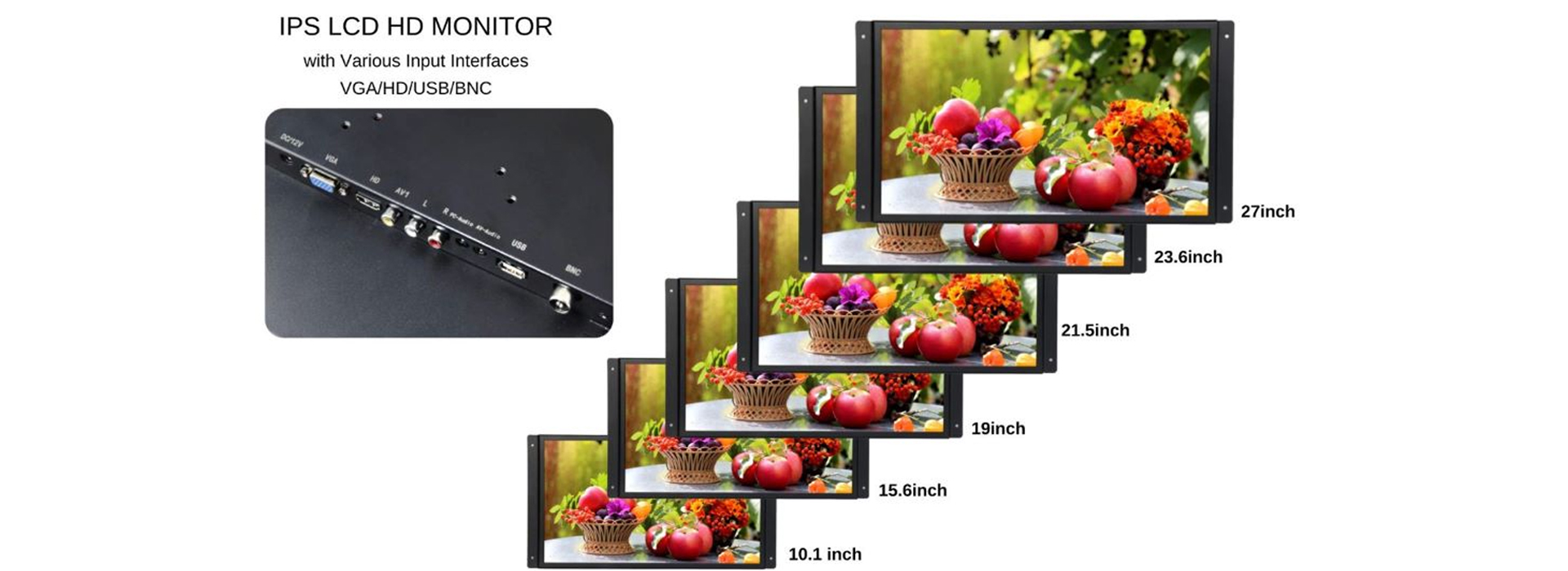 Open Frame HD Monitorea