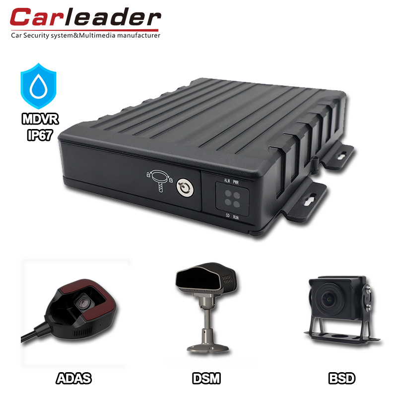 Carleader IP67 iragazgaitza AI 4CH SD Mobile DVR: Ibilgailuen jarraipen aurreratua konponbidea
