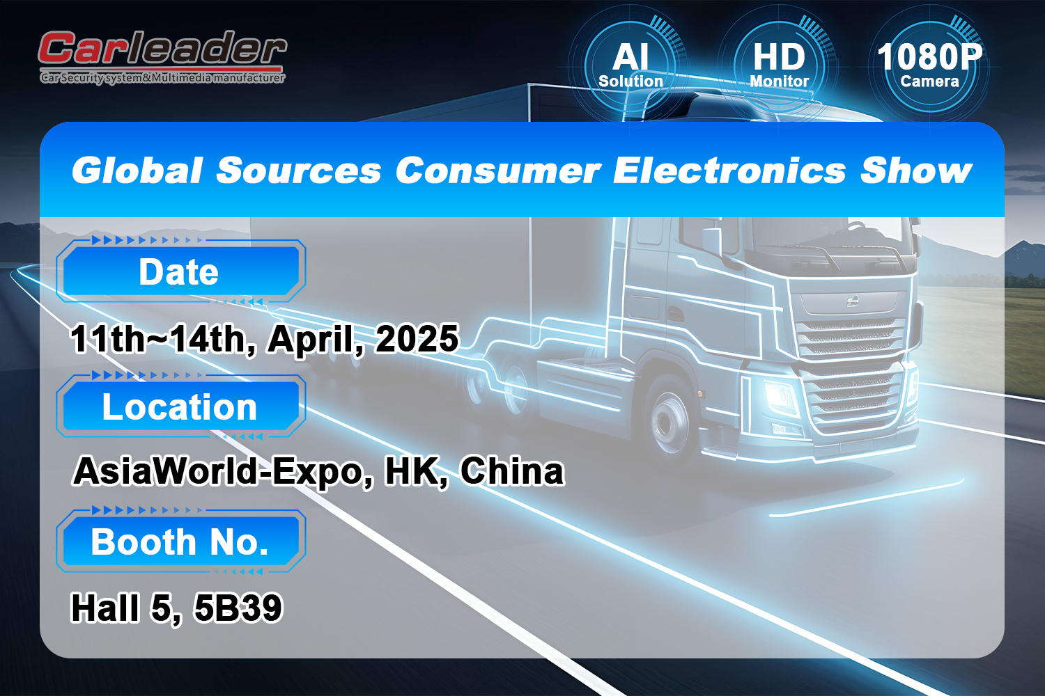 Ongi etorri gure kabina bisitatzera Global Iturriak Kontsumo Elektronikoen Erakundea ---- Shenzhen Carleader