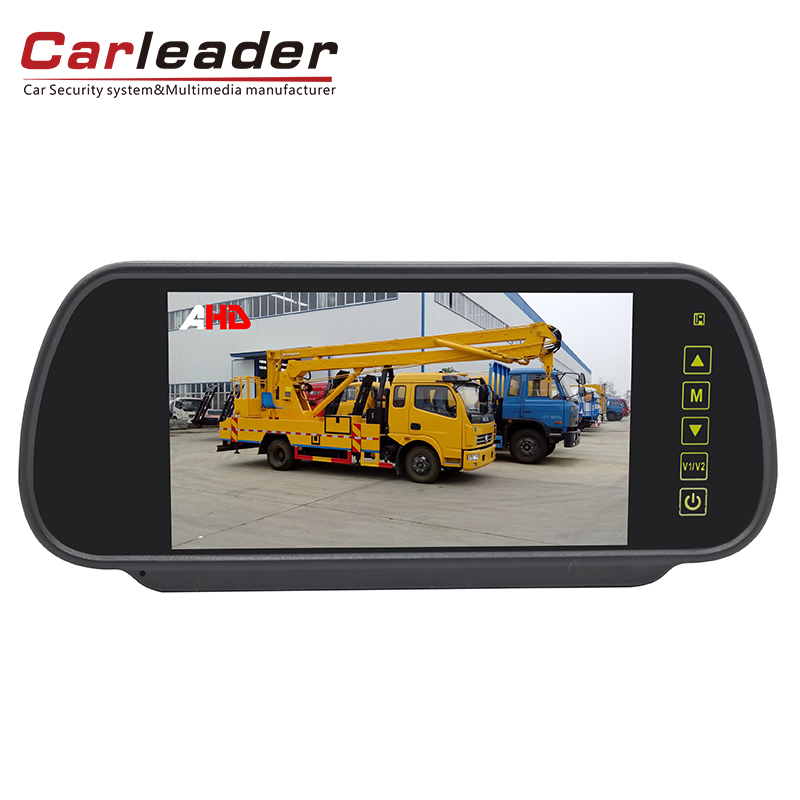 Carleader 7 hazbeteko 2 Instalazio AHD Vehicial Mirror Monitor - Zehaztasun Ingeniaritzak fidagarritasuna betetzen duenean errepidean fidagarritasuna betetzen du.