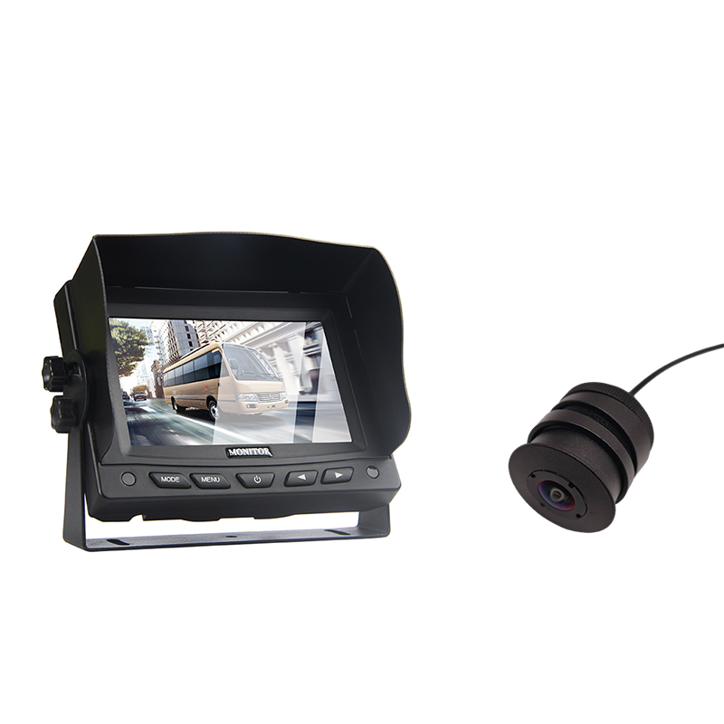 5 hazbeteko ahd monitorea eta 28mm Bumper Muntatzeko atzeko ikuspegia Kamera Kit