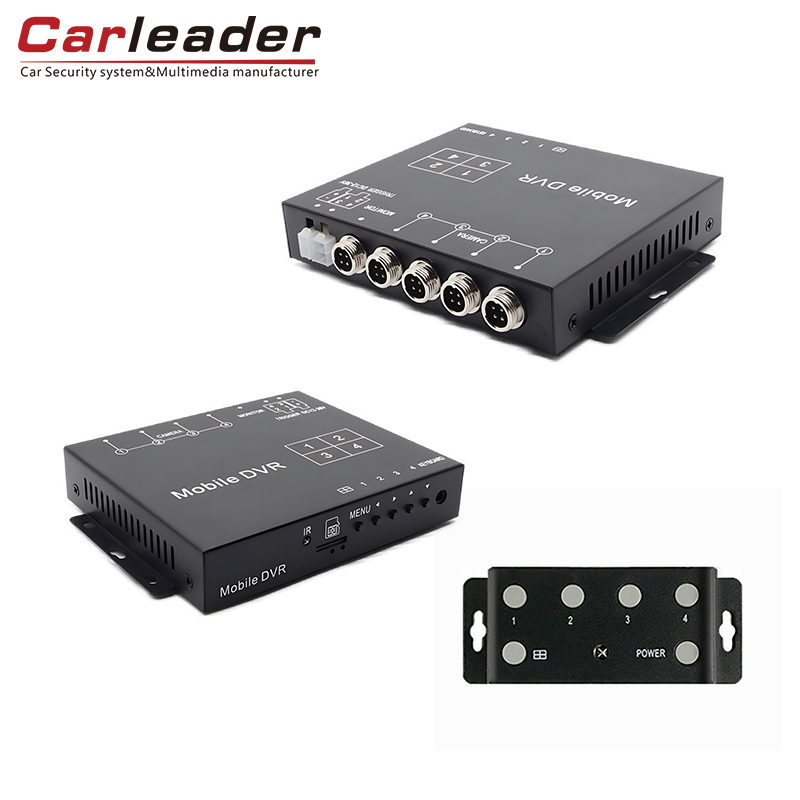 Carleader 4ch Ahd 1080p Mini Mugikorra DVR laguntza TF txartelaren biltegia