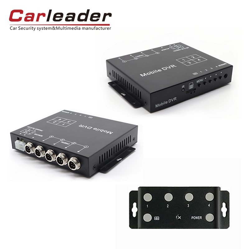 Carleader 1080p AHD Quad Split kontrol-kutxa grabazio funtzioarekin: One-One-One-One-One ibilgailuen zaintza gunea
