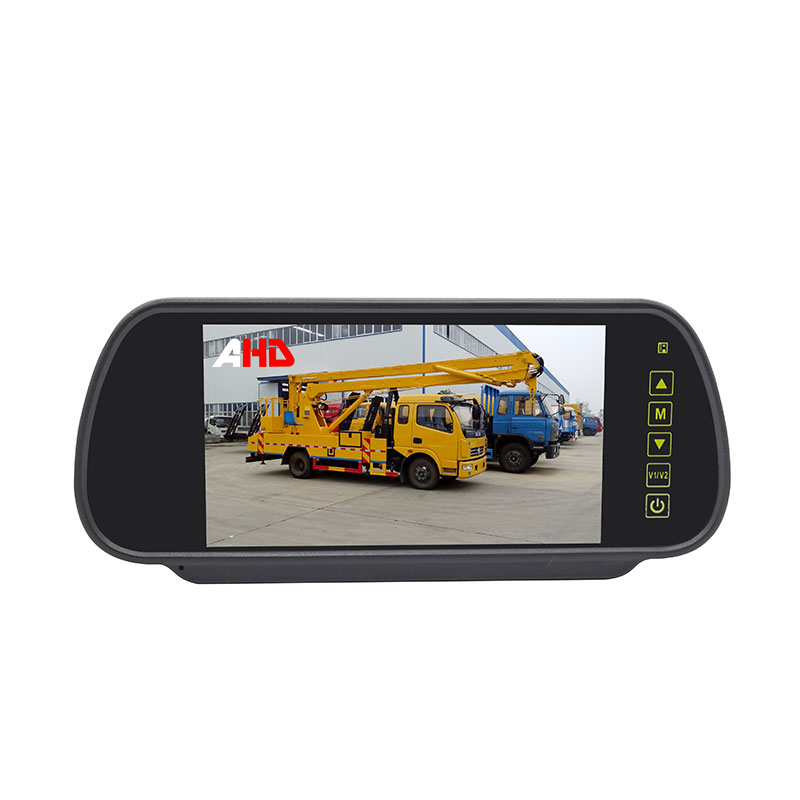 Carleader-ek 7 hazbeteko autoen ispilu monitorea AHD atzeko ispilu digitala aurkezten du Kamioi Autobusen ibilgailu komertzialerako