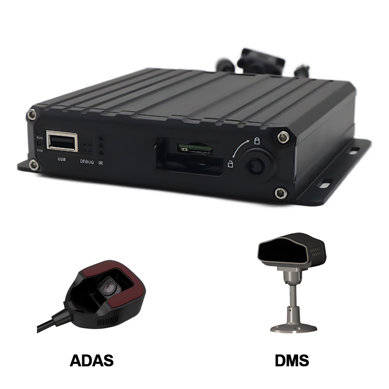 4CH AI Intelligent Mobile DVR DSM eta ADAS kamerarekin