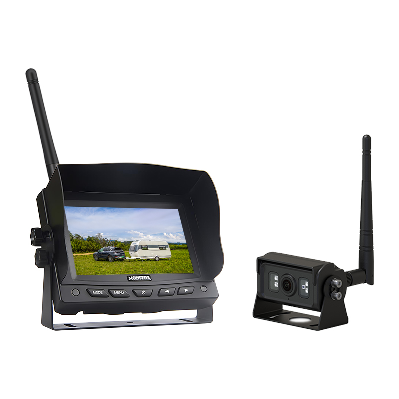 5 hazbeteko 2.4G LCD TFT haririk gabeko kamera sistema digitala