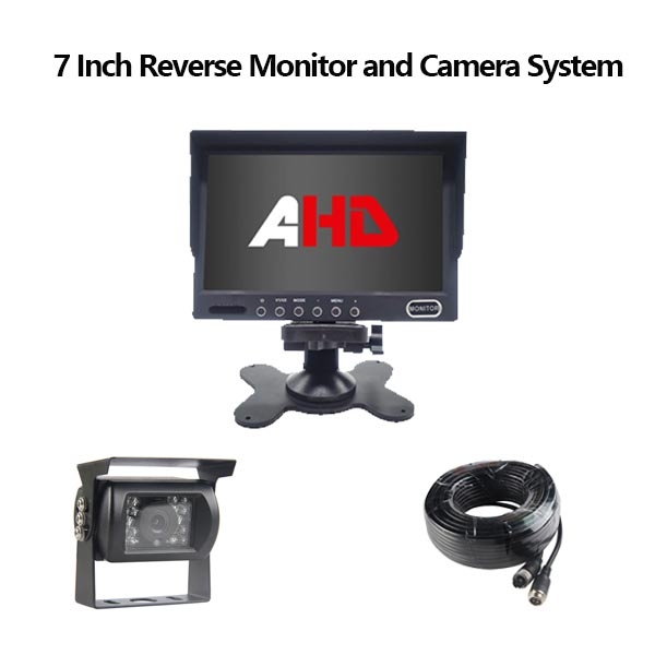 7 hazbeteko AHD Auto Atzeko Atzeko Monitorea eta Kamera Kit
