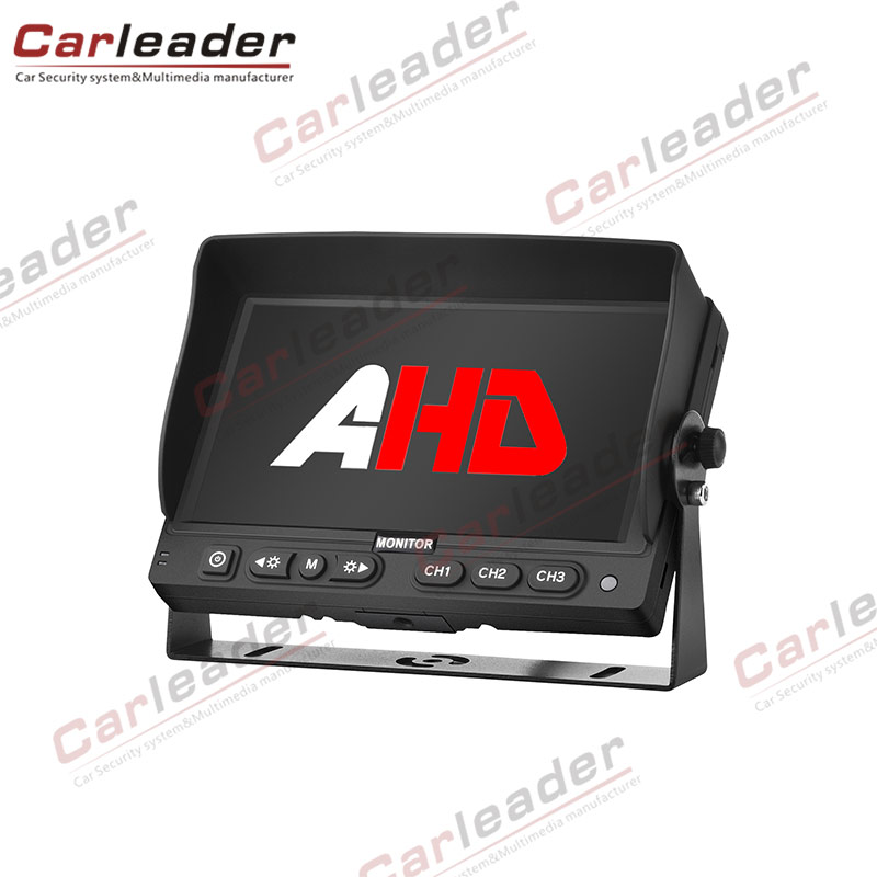 7 hazbeteko HD autoaren monitore digitala