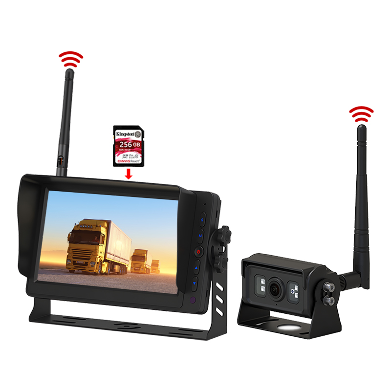 7 hazbeteko DVR 2,4GHz haririk gabeko jarraipen sistema digitala